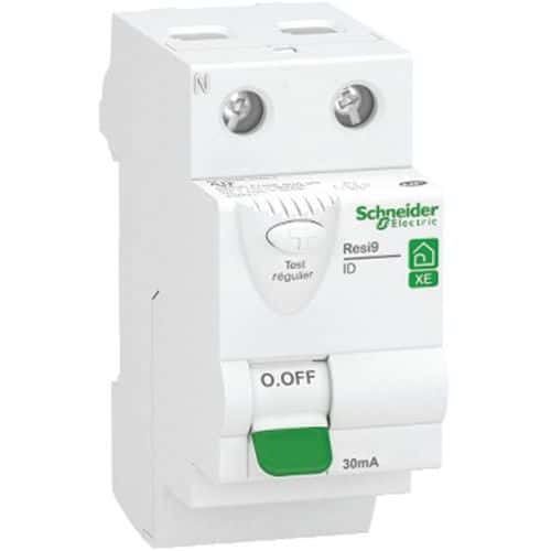 Interrupteur différentiel - 2P - 40A - 30mA - Resi9 XE