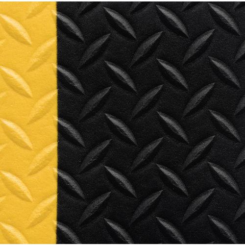 Tapis antifatigue Diamond Sof-Tred L 90 - Noir jaune - Notrax