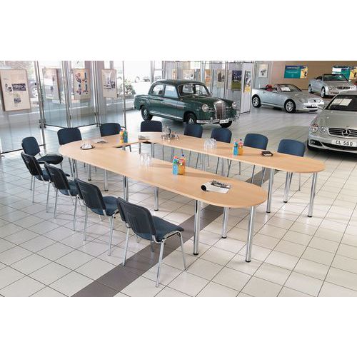 Table de réunion modulaire Combi-Module - Hêtre