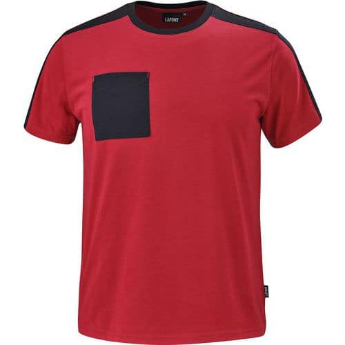 Tshirt Chisel C190ATT2 - Rouge/Noir - Lafont