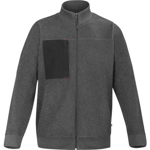 Sweat Zippe Steel D300ATT2 - Gris/Noir - Lafont