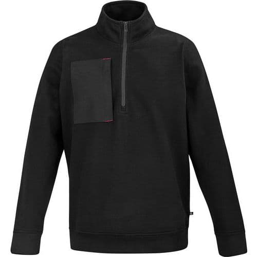 Sweat 1/2 Zip Sandstone E300ATT2 - Noir - Lafont