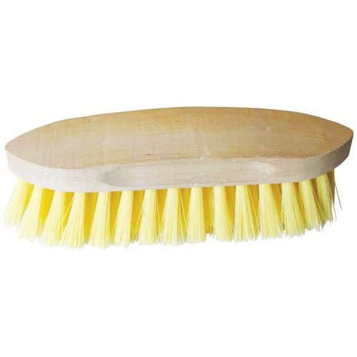 Brosse crinière polypropylène monture bois - Mondelin