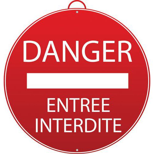 Panneau Danger - Entrée interdite - Mondelin