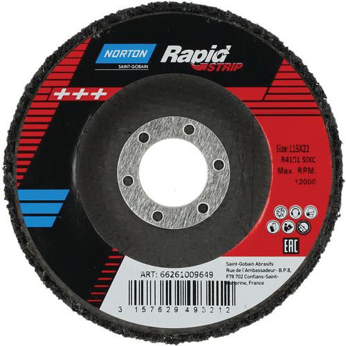 Disque abrasif à moyeu déporté Rapid Strip R4101 - Norton