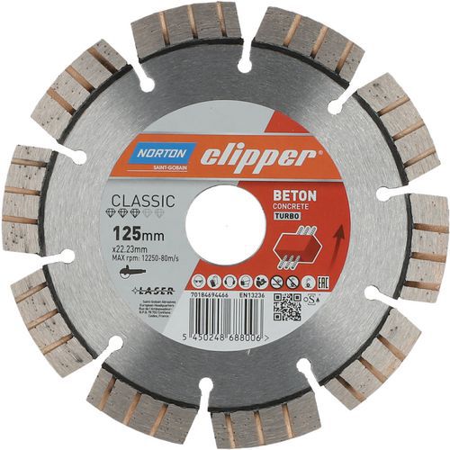 Disque diamant Classic Beton Turbo - Clipper