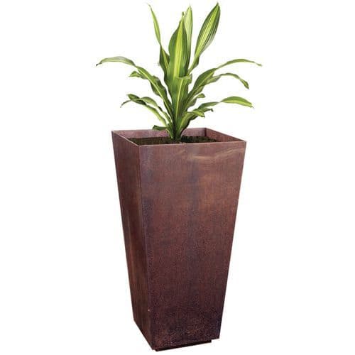 Jardinière Rami Ø 50 cm - acier corten