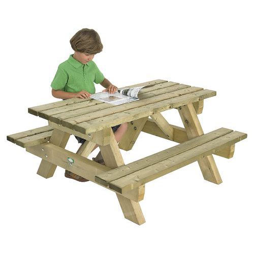 Tables-bancs enfant