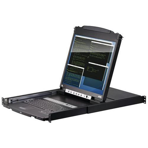 Console LCD 19 Dual Rail KVM 8 Ports VGA/USB-PS2 ATEN