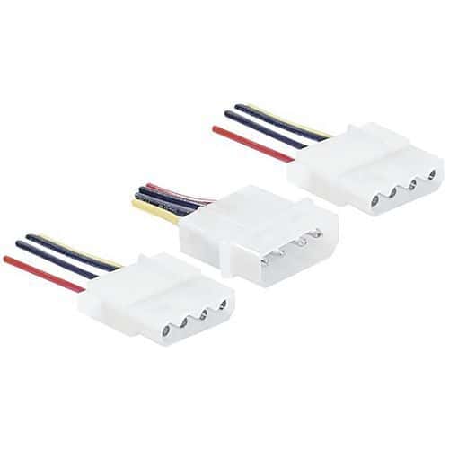 Doubleur d'alimentation Molex - 20 cm