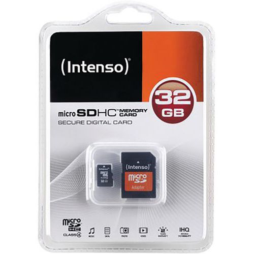 Carte MicroSDHC Class 4 - 32Go INTENSO