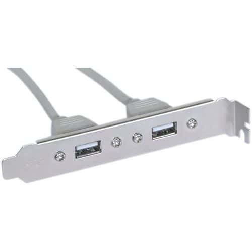 Equerre slot USB 2.0 2 ports