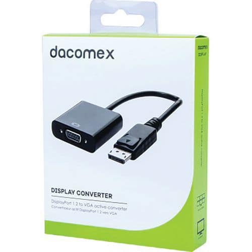 Convertisseur actif DisplayPort 1.2 vers VGA DACOMEX