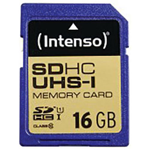 Carte SDHC UHS-I Class 10 - 16Go INTENSO