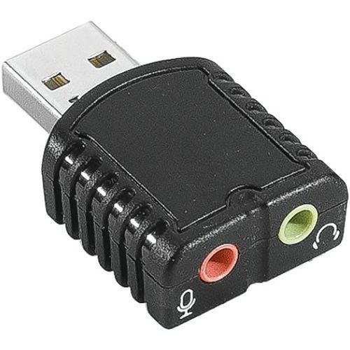 Mini carte son usb entree/sortie