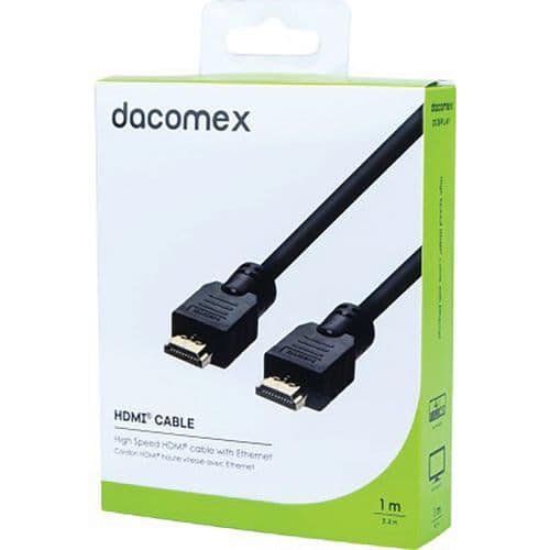 Cordon HDMI haute vitesse avec Ethernet - 1 m DACOMEX