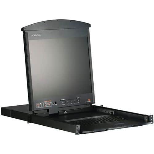 Console KVM 19'' dual rail 16 ports CAT5 ATEN