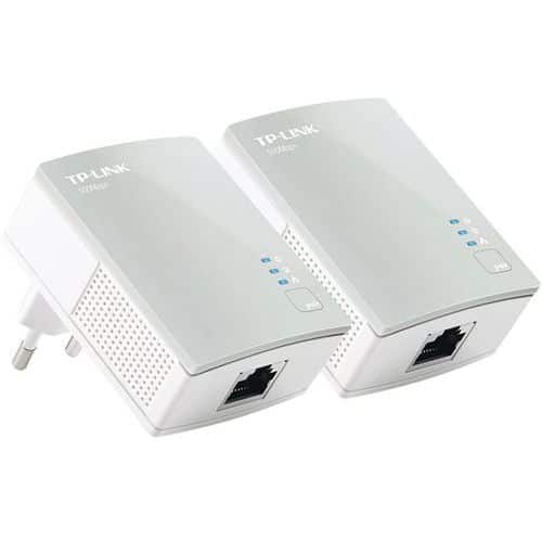 Nano Adaptateur CPL 500MBPS 10/100 - Pack de 2 Tp-link TL-PA4010KIT