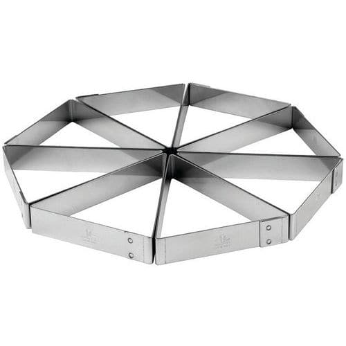 Découpoire triangle en inox Mozaïk - Lot de 8 - Matfer