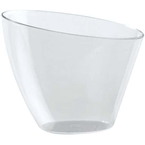 Verrine pour mise en bouche ellipse - Lot de 100 - Matfer Flo