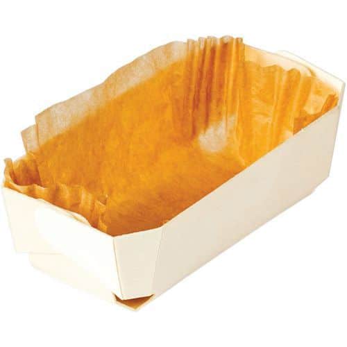 Moule cake individuel avec caissette papier - Lot de 600 - Matfer Flo