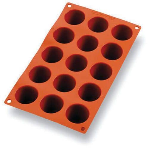 Plaque silicone pour 15 darioles rondes Gastroflex - Matfer