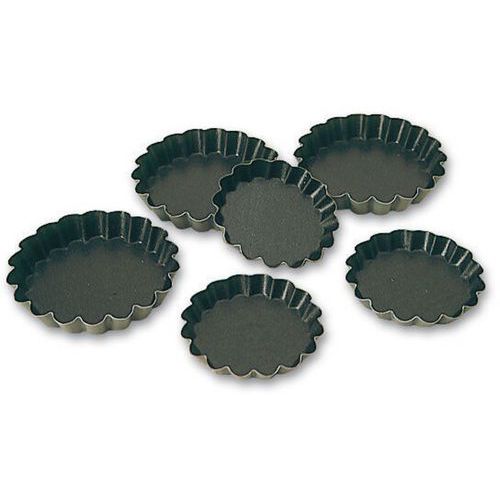 Moule à tartelette cannelée Exopan - Lot de 25 - Matfer