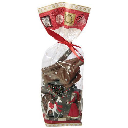 Sachet à confiserie Père Noël - Lot de 100 - Matfer