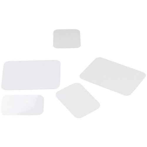 Étiquette pvc blanc - Lot de 10 - Matfer