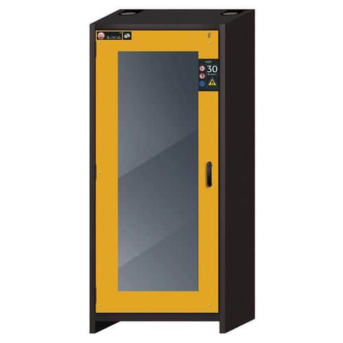 Armoire de sécurité Q-DISPLAY-30 Gris/Jaune RAL 1004 - asecos