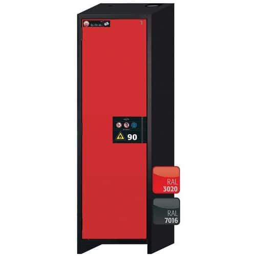 Armoire de sécurité Q-PEGASUS-90 Gris/Rouge RAL 3020 - asecos