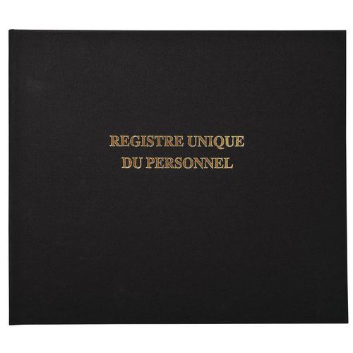 Registre unique du personnel (salariés et stagiaires) - 100 pages