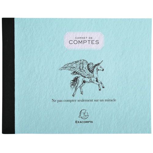 Carnet de comptes pocket 11x15cm 40 pages