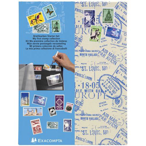 Kit philatélie Air Mail Ma Première Collection de timbres