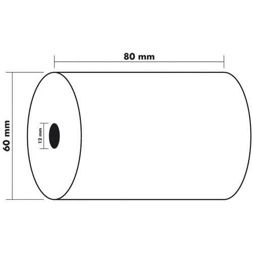 Bobine pour balance - 1 pli thermique