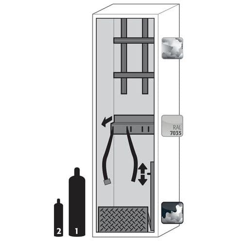 Armoire G-ULTIMATE-90 - 1x50L - Confort - 598mm - Asecos