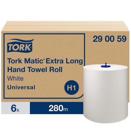 Essuie-mains rouleau - Extra long - H1 Universal - Tork