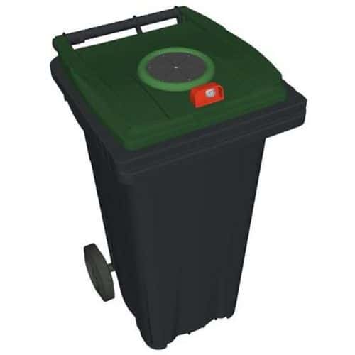 Conteneur mobile pour la collecte sélective de déchets - 120 L - Verre