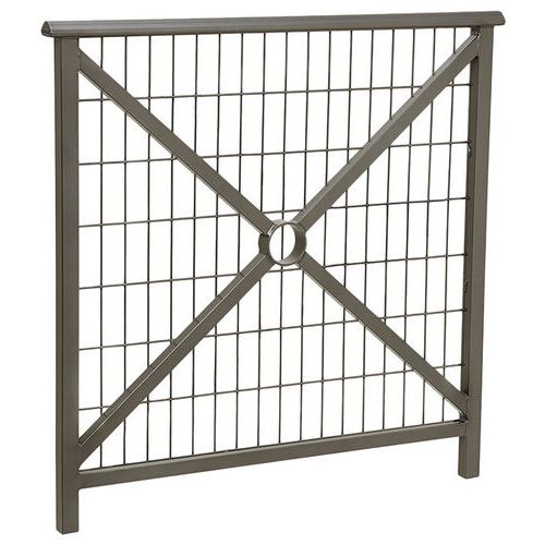 Barrière Lisbonne structure grillagée - zinc - Procity