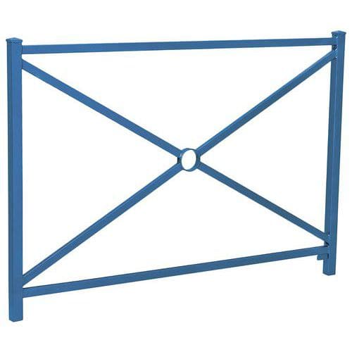 Barrière Orléans 1.47 m structure simple croix - zinc - Procity