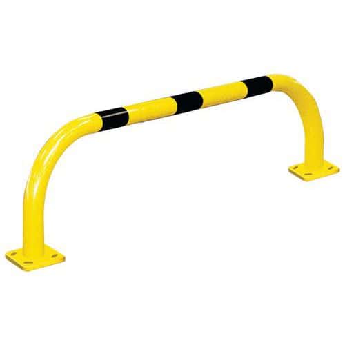 Arceau bas de protection jaune avec bandes noires - Procity