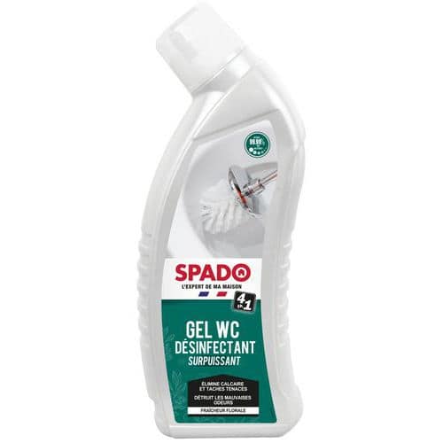 Gel WC surpuissant désinfectant 4 en 1 - Spado