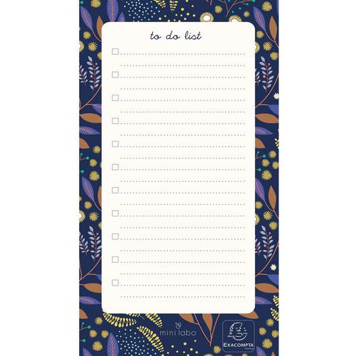 To Do List Mini Labo 10 x 18 cm - Exacompta