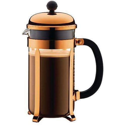 Cafetière Chambord 8 tasses cuivrée - Bodum