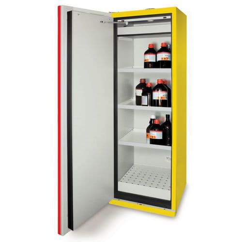 Armoire de sécurité anti-feu 90 min avec poignées ergonomiques - Jaune