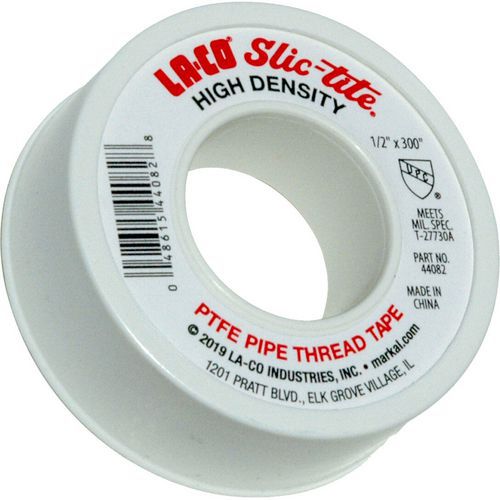 Ruban d'étanchéité au PTFE haute densité - Slic Tite Tape - Laco