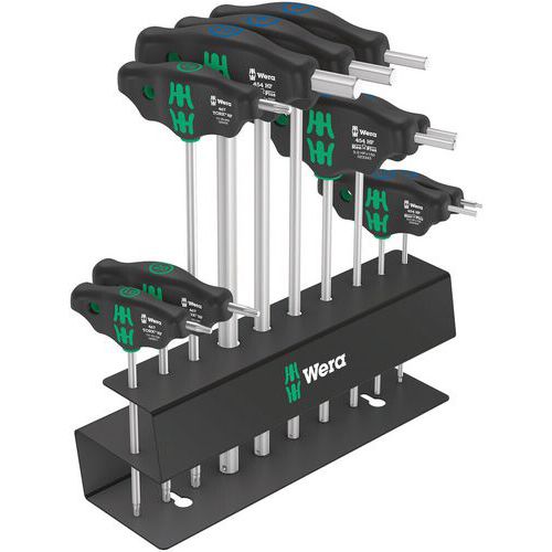 Jeu tournevis à manche T 10 pièces - Bicycle Set 6 - Wera