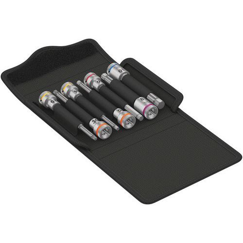 Jeu cliquet avec accessoires Torx 3/8 7 pièces - Bicycle Set 8 - Wera