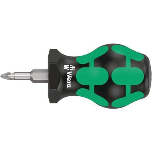 Tournevis Tom Pouce vis Pozidriv - 355 PZ Stubby - Wera