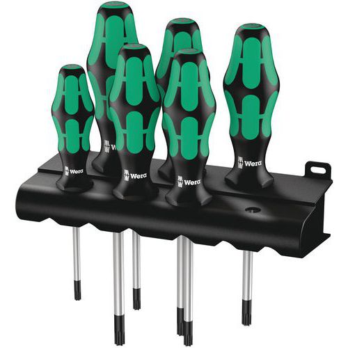 Jeu Tournevis pour vis Torx 6 pièces - 367/6 - Wera